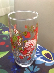 Bicchiere 6" Fragola Shortcake 1980 Sono Le Bacche Vintage Originale - Foto 1 di 7