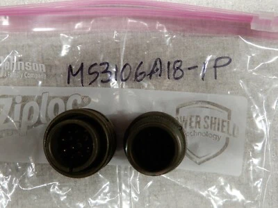 Amphenol Circular Military Connectors MS3106A18-XX You Choose Size 18 Qty in ()
