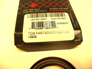 35X47X7SB-BX TCM; Dichtomatik TCM Oil Seal - 35 mm Shaft Dia., 47 mm OD, NIB - Picture 1 of 4