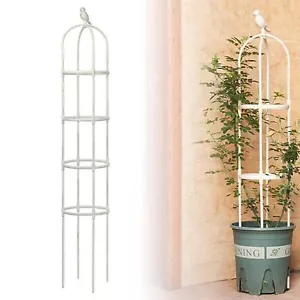 Garden Trellis for Climbing Plants 6ft Outdoor Tower Obelisk Garden Trellis T... - Picture 1 of 8