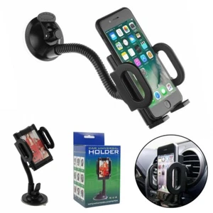 Universal 360° in Car Windscreen Dashboard Holder Mount For GPS Mobile Phone NEW - Picture 1 of 12
