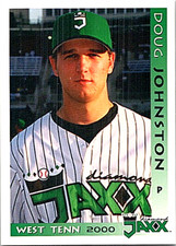 2000 Grandstand West Tenn Diamond Jaxx Minor League Baseball Doug Johnston
