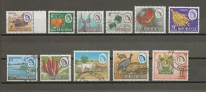 RHODESIA 1966/68 SG 397/407 USED - Picture 1 of 1
