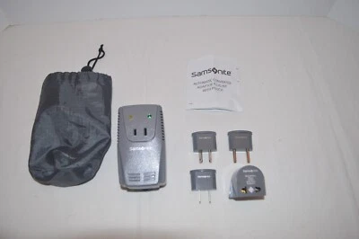 Samsonite Automatic Converter Adaptor Plug Kit with Pouch 9/27/06 EU Asia Africa - Image 1 of 4