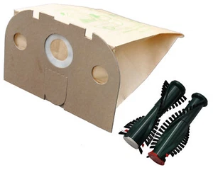 50 Beutel + Ersatzbürsten geeignet für  Vorwerk Tiger VK 250 251 - Bild 1 von 7