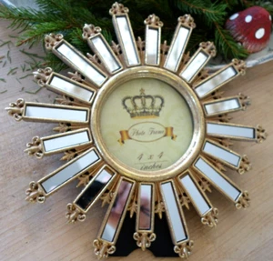 Stand Bilderrahmen Spiegelchen Barock Rahmen Gold Retro Antik Look 25cm LF.212 - Bild 1 von 4