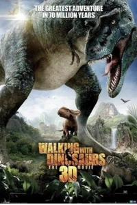 DINOSAURS POSTER ~ WALKING WITH 3D MOVIE 24x36 TV BBC Tyrannosaurus Rex Dinosaur - Picture 1 of 1
