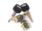 2 Door lock cylinder with 2 keys for Toyota HI-ACE HIACE HX10 GRANVIA 1996-2006
