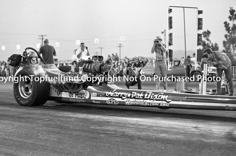 Larry Pat Dixon Sr. Dragster 8x12 NHRA Top Fuel Foto 2 Foto 1 de 1