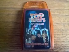 Top trumps specials card game set Dr Doctor Who David Tennant