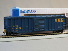 BACHMANN HO SCALE CSX 50' OUTSIDE BRACED BOXCAR w FRED #129782 box BAC14904 NEW