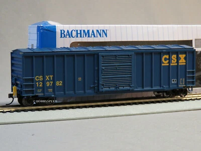 BACHMANN HO SCALE CSX 50' OUTSIDE BRACED BOXCAR w FRED #129782 box BAC14904 NEW - Image 1 of 4