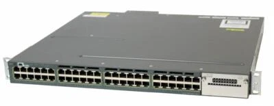 Cisco WS-C3560X-48P-S Catalyst 3560X 48-Ports Gigabit PoE Ethernet Switch - Image 1 of 2