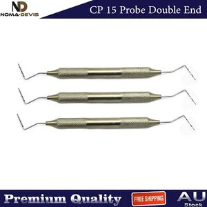 Periodontal Probe CP 15 Ended Color Marking Pocket Depth Dental Screening Tools - Picture 1 of 4
