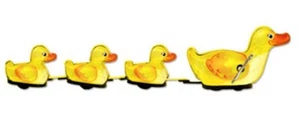 Duck Family Wind Up - Tin Toy - 12.5" Long - By Schylling - Picture 1 of 1