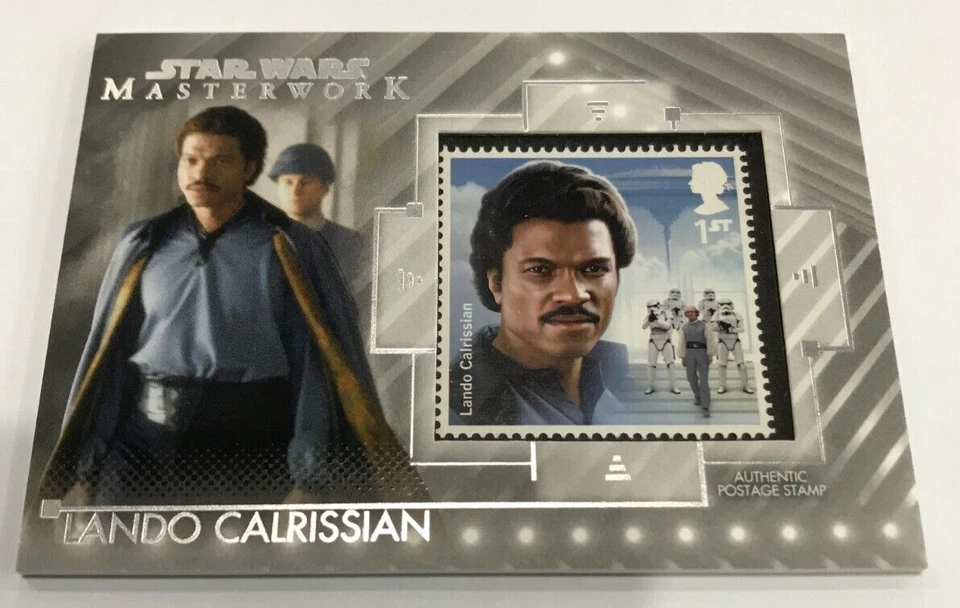 2020 STAR WARS MASTERWORK CARD STAMP RELIC CARD SC-LC LANDO CALRISSIAN - Image 1 of 2
