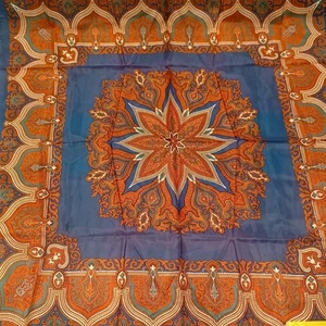 Vintage Regen und Glanz Wasserabweisendes Kopftuch Scotchgard Neu Mit Etikett - Bild 1 von 6