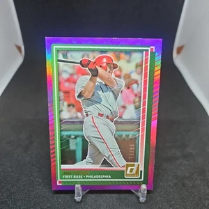 2025 Donruss Baseball- Jim Thome-Purple Holo Foil /99 Phillies - Picture 1 of 3