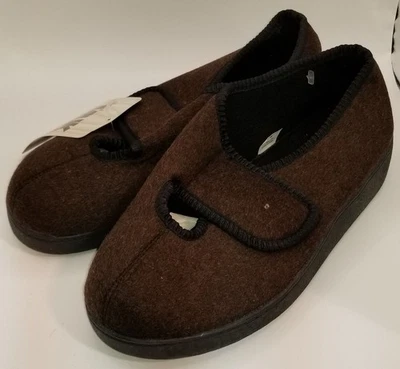 MUK LUKS ZAPATILLAS MUJER AJUSTABLES PIE COMPLETO IMITACIÓN LANA CÁLIDAS CONFORT MARRÓN Foto 1 de 4