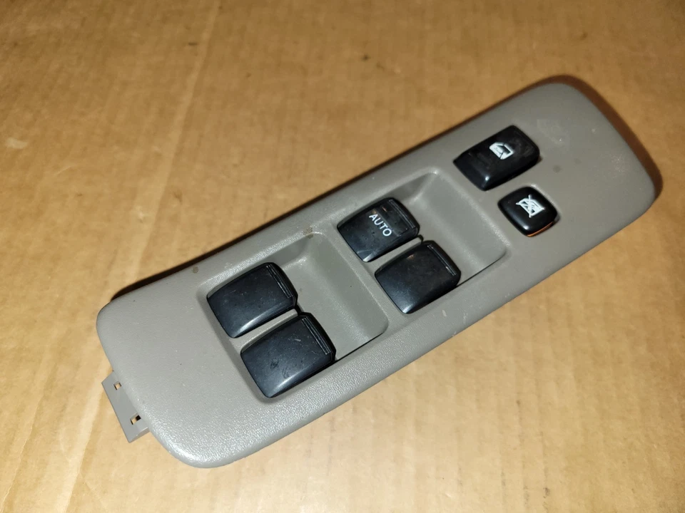 2001-2007 TOYOTA HIGHLANDER MASTER INTERRUPTOR DE JANELA DE ENERGIA MARROM CLARO 84040-48120 - Imagem 1 de 4