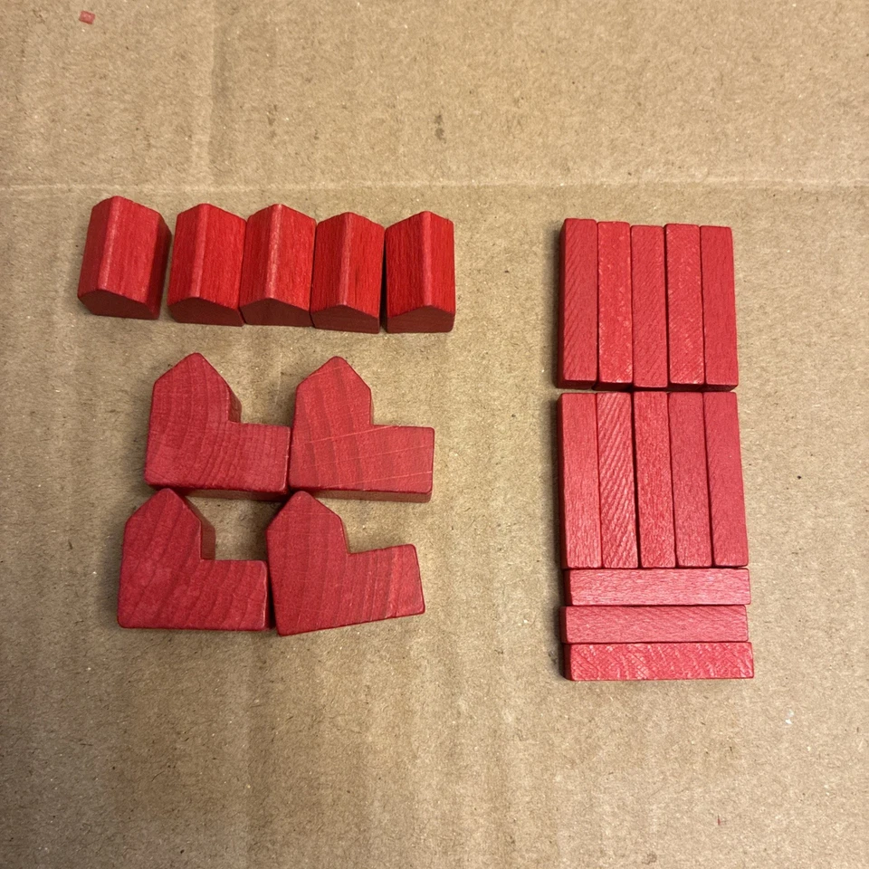 Piezas de repuesto Catán Red Settlements Ciudades Carreteras - Falta 1 Carreteras Foto 1 de 1