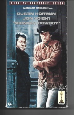 MIDNIGHT COWBOY VHS  DUSTIN HOFFMAN JON VOIGHT BRENDA VACCARO - Imagen 1 de 2