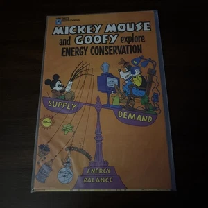 Mickey Mouse and Goofy Explore Energy Conservation (Disney 1978) Fine - Picture 1 of 7
