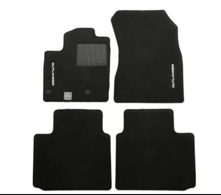 New 2021-2024 Black Carpet Mitsubishi Outlander Floor Mats Foto 1 de 1