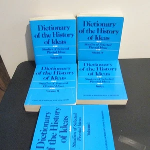 Dictionary of the History of Ideas Vol  1 2 3 4 + Index. Box Set Of 5.  SPB 1973 - Picture 1 of 3