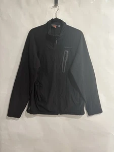 Merrell Men's Aeroblock Full Zip Soft Shell Hiking Jacket Sz Large Black Pockets - Picture 1 of 9