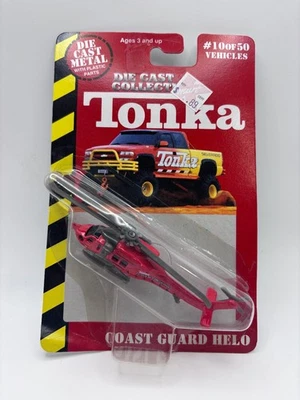 Tonka Coast Guard Helo Die Cast Metal Helicopter Vintage Collectible - Image 1 of 2