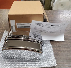 OEM Harley Davidson Chrome Bar Shield Electrical Panel Cover NOS Dyna 66426-04 - Picture 1 of 10