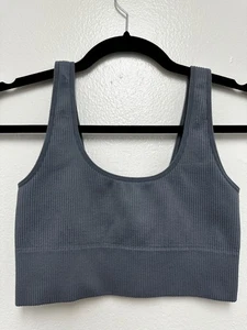 gap body Women Seamless Bralette Rib gray size M - Picture 1 of 7