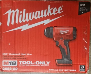 NUEVA Pistola de Calor Compacta Inalámbrica Milwaukee M18 Modelo # 2688-20 Herramienta Desnuda - Imagen 1 de 1
