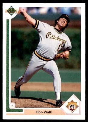 1991 Upper Deck Bob Walk Baseball Cards #689 - Image 1 of 2