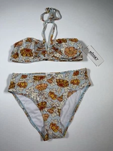 Missky Bikini Set für Damen Zweiteiler Badeanzüge Cut Out Mid Waist U-Ausschnitt Gr. M - Bild 1 von 5