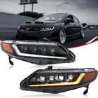 Headlights for 2006 2011 Civic Sedan 4 Door Sequential Turn Signal Plug Play