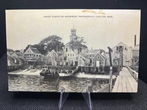 POSTCARD: Artist Studios On Waterfront, Provincetown Cape Cod Mass R10 - Picture 1 of 2