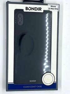 BONDIR Case Cover iPhone XS MAX Piano Case Jet Black Smooth Glossy NEW IN BOX - Picture 1 of 2