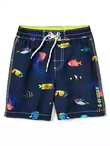 Costume da bagno GAP Sea Life Tropical Fish nuovo con etichette pantaloncini da tavola corti UPF40+ ragazzi 3T 4T - Foto 1 di 3