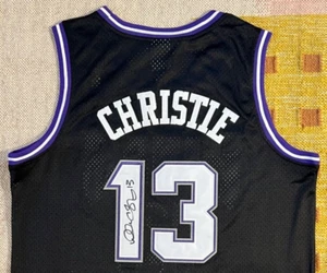 Doug Christie Signed Autograph Sacramento Kings NBA Jersey USA California - Picture 1 of 4