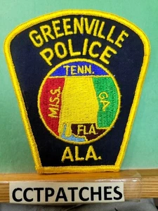 GREENVILLE, ALABAMA POLICE SHOULDER PATCH AL - Picture 1 of 2