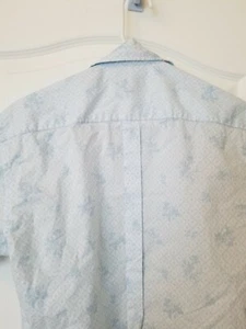 Mark and spencer Mens Short Sleeve Check Plaid Oxford Dress Casual Shirt Fit S - Picture 1 of 5