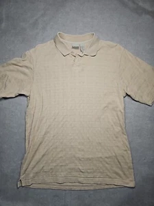 Fieldmaster Herren Poloshirt Kurzarm hellbraun beige Größe Large Vintage - Bild 1 von 5