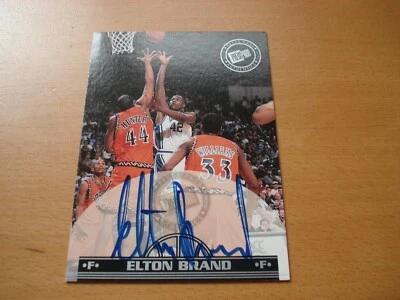 ELTON BRAND 1999 PRESS PASS DUKE ROOKIE AUTOGRAPH AUTO RC  - Image 1 of 2