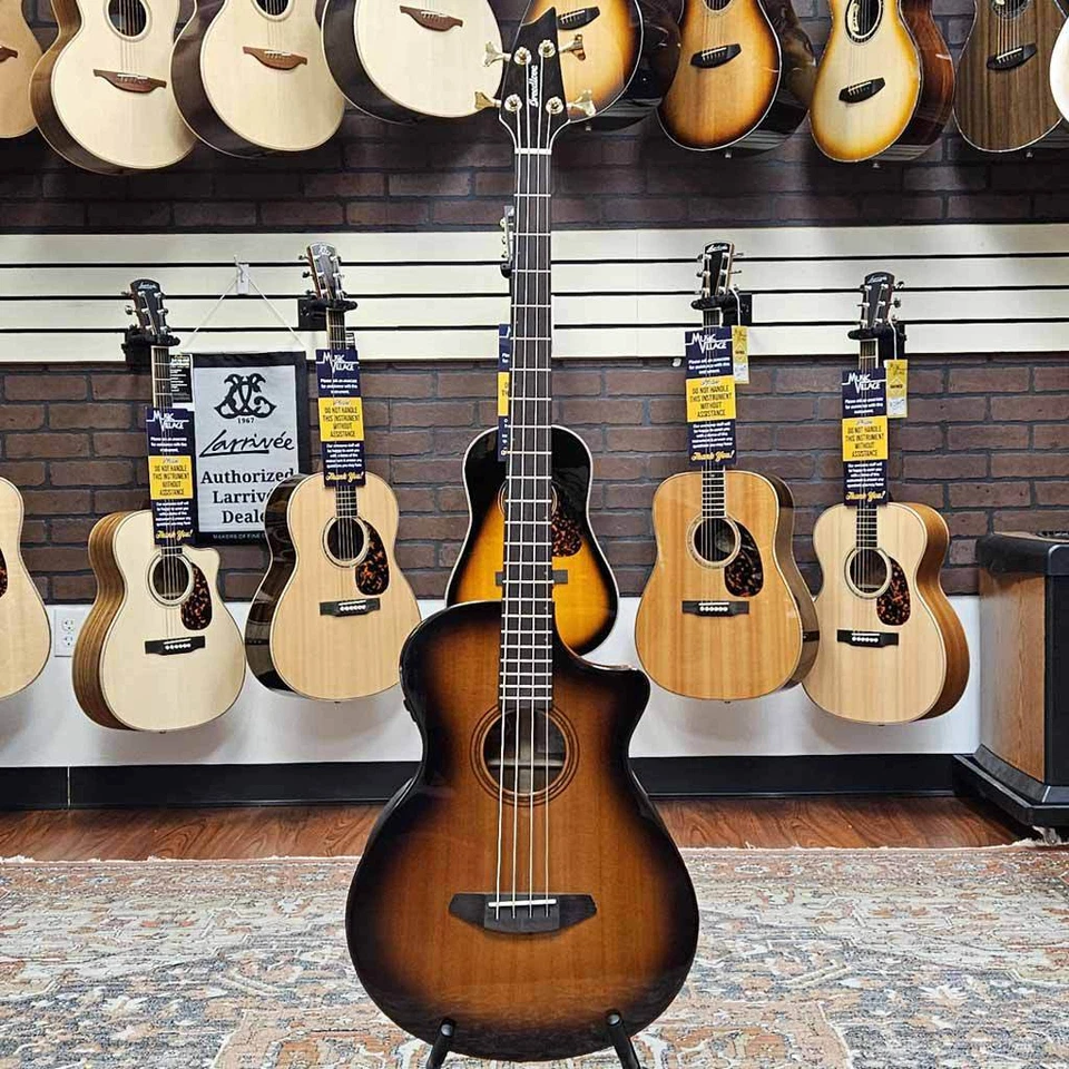 Bajo acústico Breedlove Solo Pro Concerto CE usado con estuche Foto 1 de 4