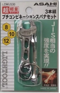 ASAHI SUPER MINI SET CHIAVI COMBINATE "PETIT LIGHTOOL" LCWUS30 - Foto 1 di 3