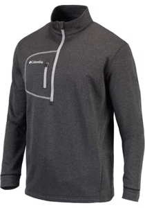 Maglione Columbia Golf Uomo Explorer 1/2 Zip Foderato Caldo Manica Lunga Ferro Forgiato XL - Foto 1 di 12