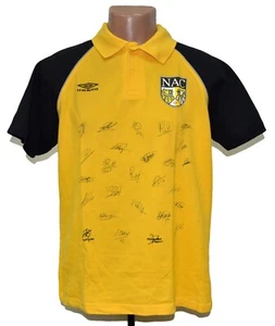 NAC BREDA NETHERLANDS 2000'S SIGNED TRAINING FOOTBALL SHIRT L - Picture 1 of 8