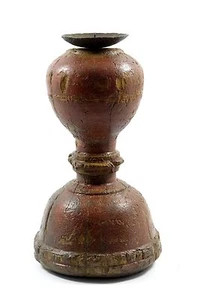Antique Home Decorative Big Size Solid Wooden Knee Rest Candle Stand. G62-77 - Picture 1 of 7